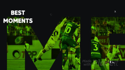 Intro Video Maker Featuring Top Soccer Moments