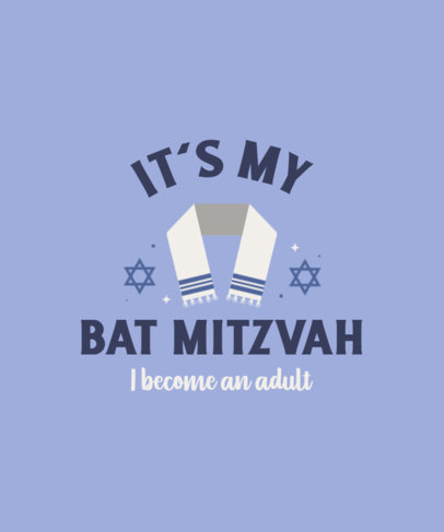 T-Shirt Design Maker to Celebrate Bat-Mitzvah