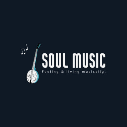 Online Logo Creator with a Banjo Graphic for a Musicians Institute