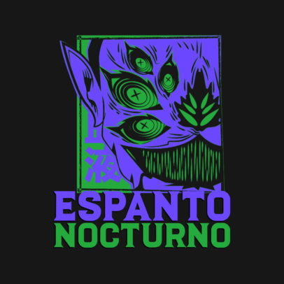 Gaming Logo Generator with a Horror Character Inspired by Chainsaw Man 5508C