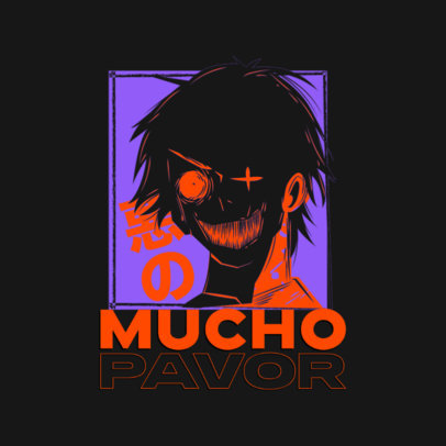 Logo Template for Gamers Featuring a Spooky Character Inspired by Chainsaw Man 5508D