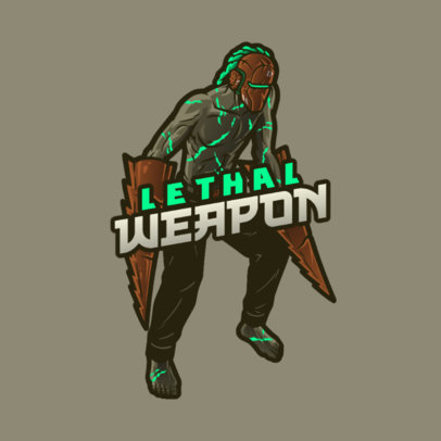 Gaming Logo Maker Featuring Horror Characters Inspired by Chainsaw Man 5506