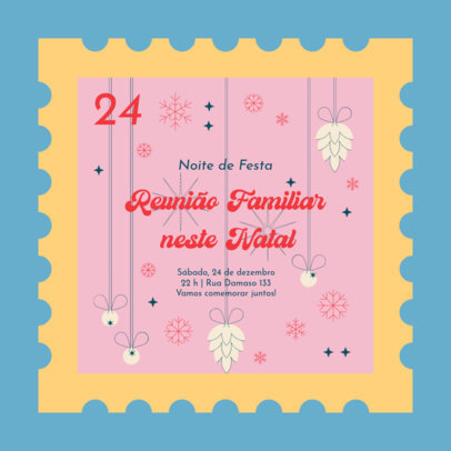 Instagram Post Generator for a Christmas Family Get-Together 5518g