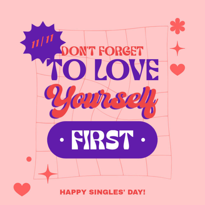 Quote Instagram Post Generator to Celebrate Singles' Day