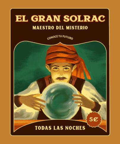 Supernatural Carnival T-Shirt Design Generator Inspired by a Netflix Show