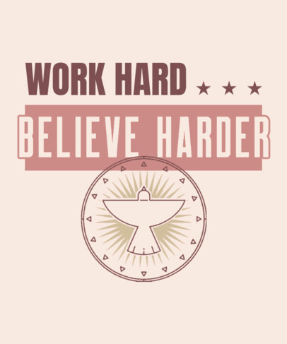 Faith T-Shirt Design Creator Featuring a Christian Phrase