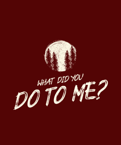 Popular T-Shirt Design Creator Featuring an Inspired-Twilight Graphic