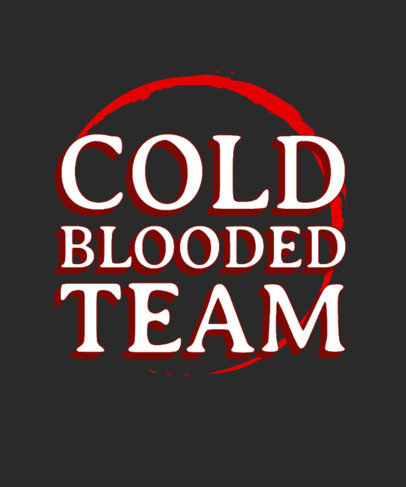 Vampire Team T-Shirt Design Generator Inspired by the Twilight Saga
