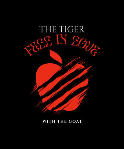 Trendy T-Shirt Design Creator With a Quote Inspired by the Twilight Saga