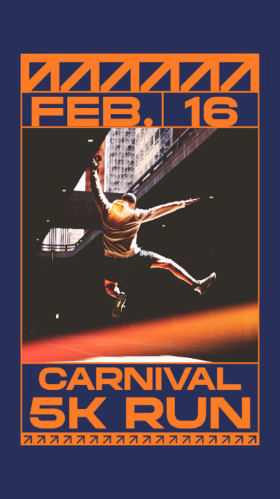Instagram Story Maker for a 5K Carnival Run 5178d