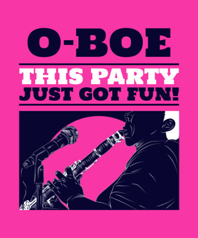 T-Shirt Design Maker for Music Enthusiasts Featuring a Quote