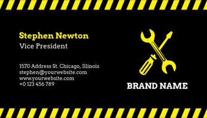 Construction Business Card Maker