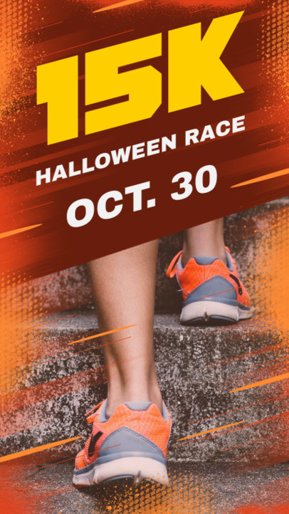 Instagram Story Maker for a 15K Halloween Race 5177e