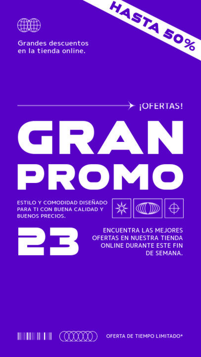 Big Sale Instagram Story Template for a Fashion Store