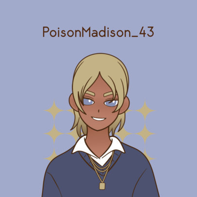 Gaming Avatar Maker Featuring a Smiling Anime Character