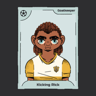 Soccer-Themed Avatar Logo Generator with a Goalkeeper Character 5134b