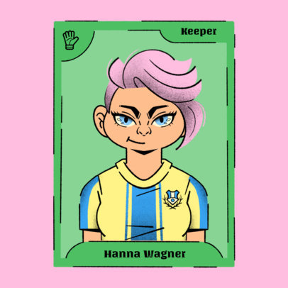 Online Avatar Logo Creator for a Soccer Streaming Channel 5135b