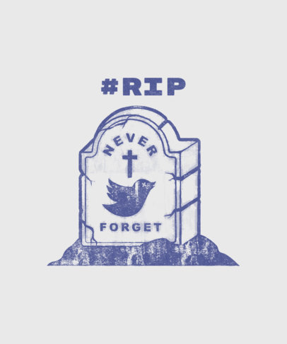 T-Shirt Design Maker Featuring a Theme Inspired by Twitter Memes