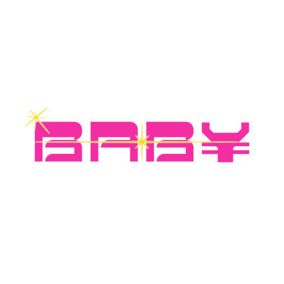 Logo Template for a Pop Singer Featuring a Typography with a Y2K Aesthetic