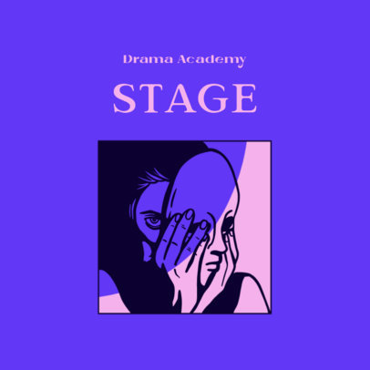 Art-Themed Logo Generator for an Acting Academy