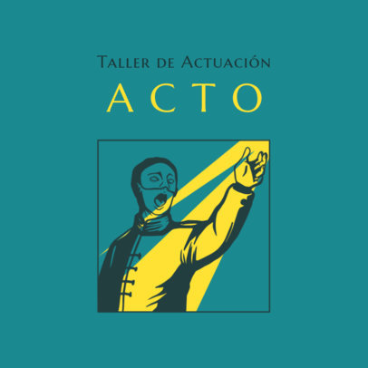 Logo Generator for a Drama School Class