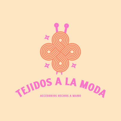Logo Maker for a Knitting Apparel Store