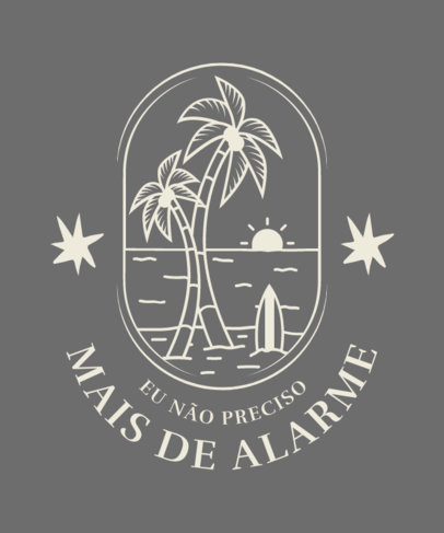 Quote T-Shirt Design Creator With a Retirement Theme