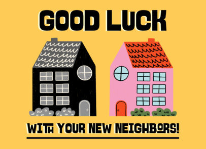 Funny Greeting Card Generator for a New Home 5220b