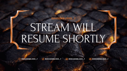 Twitch Screen Generator with a Fantasy-Inspired Background Created with AI