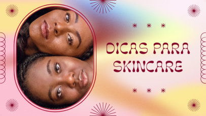 Beauty YouTube Thumbnail Maker for a Skincare Channel