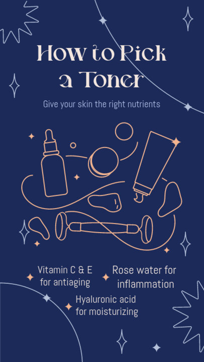 Instagram Story Maker Featuring Skincare Tips