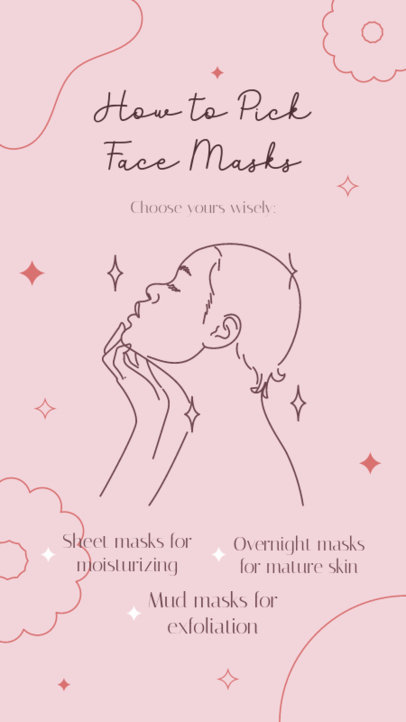 Instagram Story Template With a Guide to Pick the Right Face Mask
