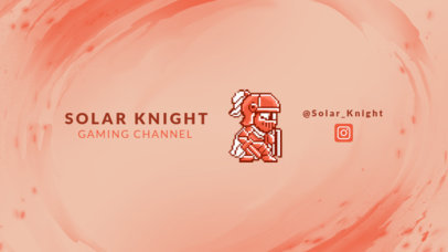 YouTube Banner Maker for a Medieval Gaming Channel With a Social Media Clipart 2740bb-5059