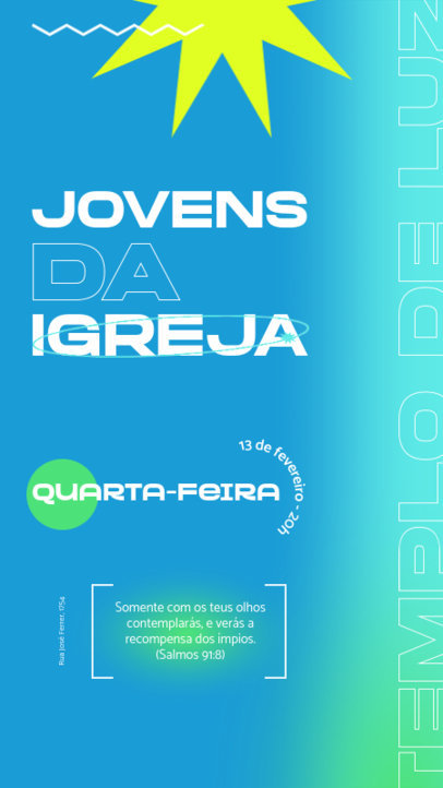 Modern Instagram Story Design Generator for the Christian Youth 