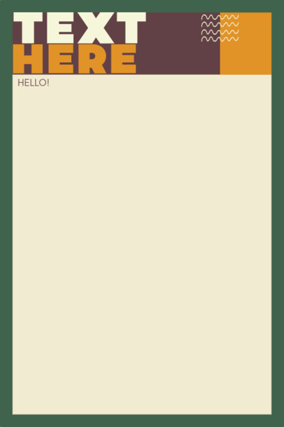 Back Postcard Design Generator to Write Travel Greetings