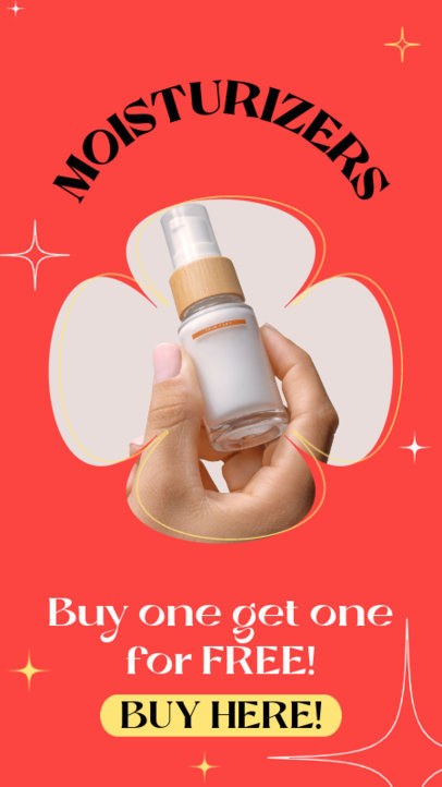 Big Offer Instagram Story Maker for Skincare Products