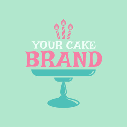 Bakery Logo Maker for a Cupcake Shop