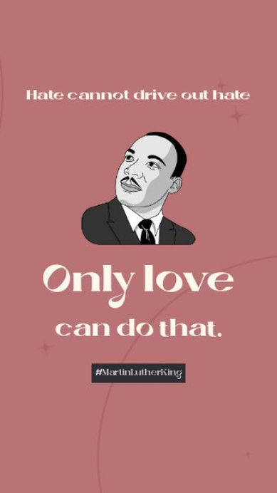 Instagram Story Video Maker with an Animated Quote by Martin Luther King Jr