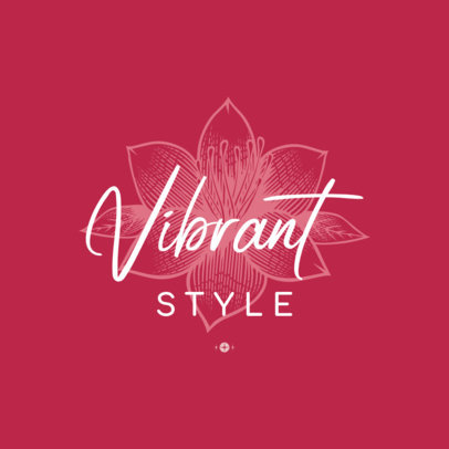 Fashion Store Logo Maker Featuring a Magenta Theme