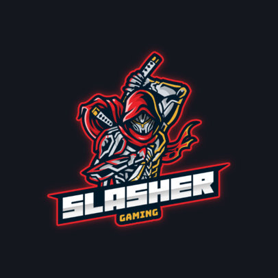 Gaming Logo Maker Featuring Warrior Characters Inspired by Overwatch