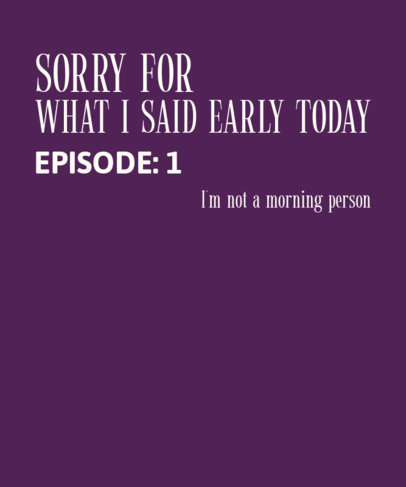 T-Shirt Design Generator with an Evangelion Title Meme-Inspired Quote 