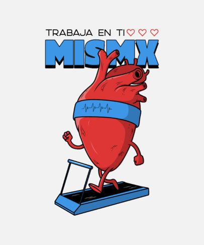 T-Shirt Design Maker With a Self-Love Quote for Valentine's Day