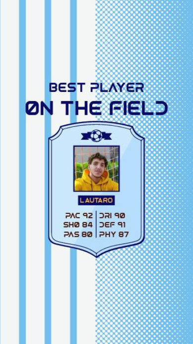 Sports Instagram Story Video Template Featuring a Soccer Theme
