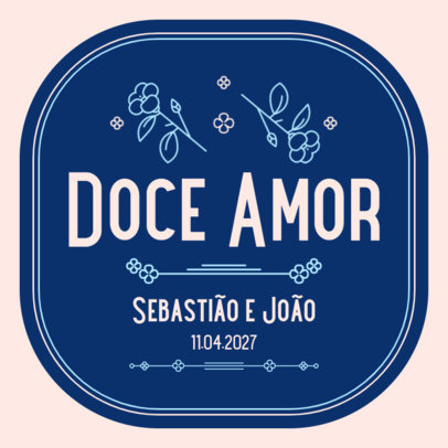 Sticker Design Creator to Celebrate an LGBT Wedding 