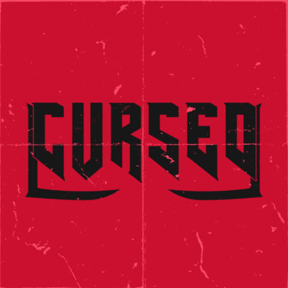 Logo Creator Featuring a Bold Typeface for a Death Metal Band 5611b