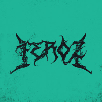 Online Logo Template for a Death Metal Band with a Creepy Typeface 5611g