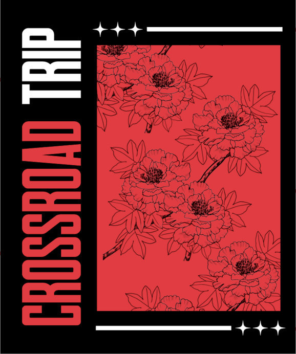 Placeit - Urban-Themed T-Shirt Design Maker Featuring Illustrated Flowers