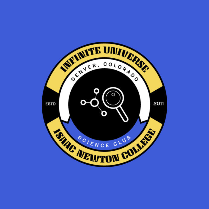 Placeit - Science Club Logo Generator Featuring a Magnifying Glass Graphic