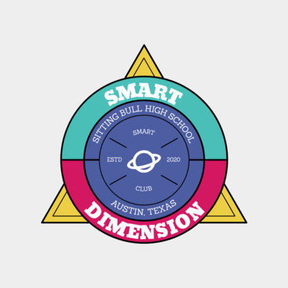 Logo Generator for a High School Astronomy Club with a Planet Icon