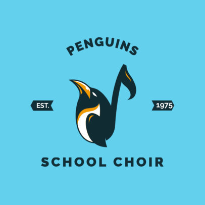 Community Choir Logo Template for a School Club 5631c